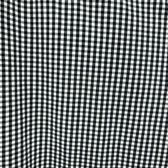 Tyler Boe Black White Gingham Check Side Zip Staight Leg Ankle Pants - Picture 3 of 7